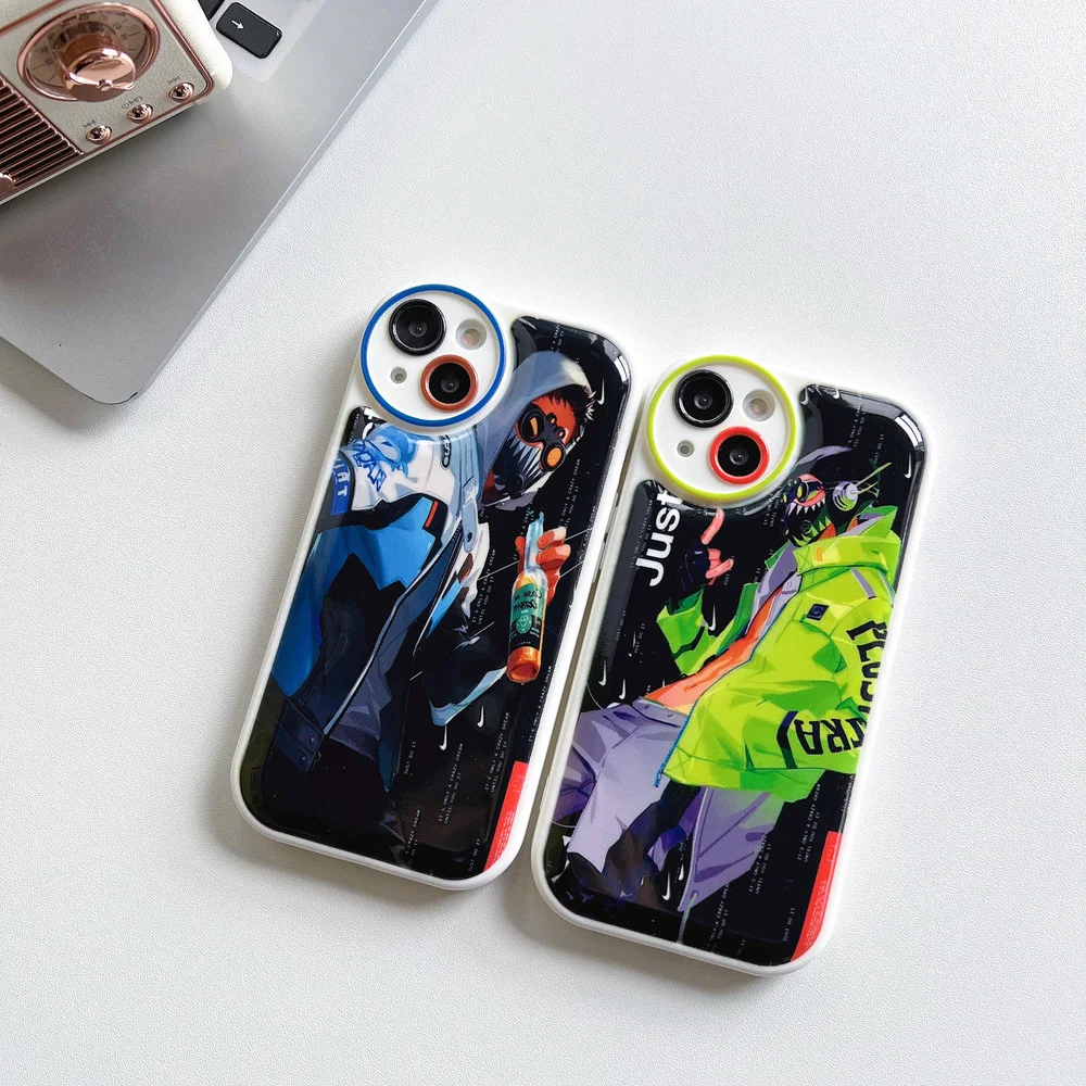 

Creative Personality Fashion Trends Hip Hop Audio Boy Cover for IPhone 11 12 13 Pro Max Shockproof Phone Case IPhone 13 Case