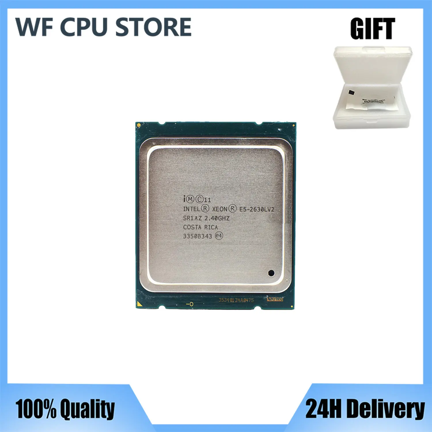 

Процессор Intel Xeon E5 2630L V2 SR1AZ 6-ядерный 2,4 ГГц 15M 60 Вт E5 2630LV2 серверный LGA 2011 процессор