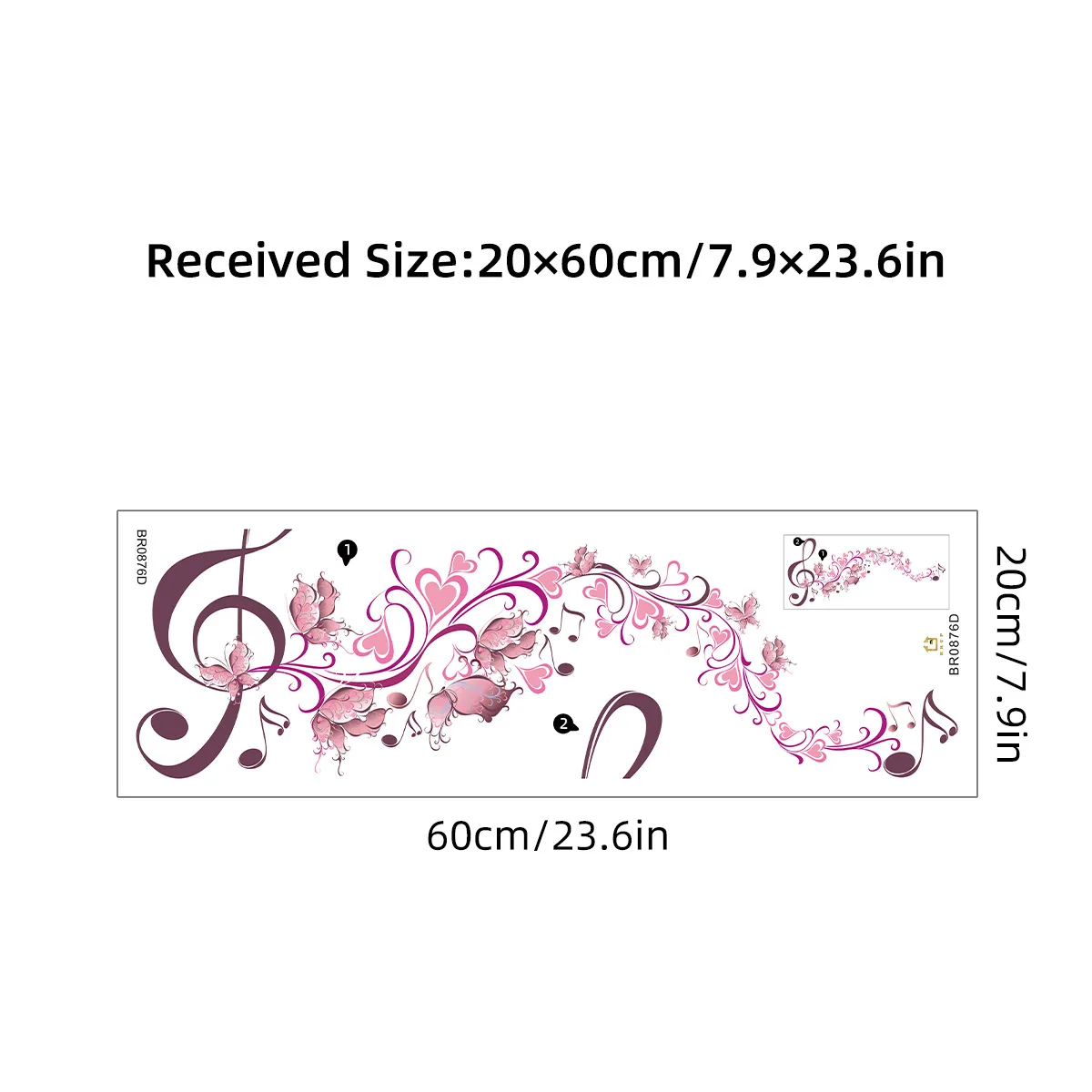 Абстрактные геометрические наклейки для стен