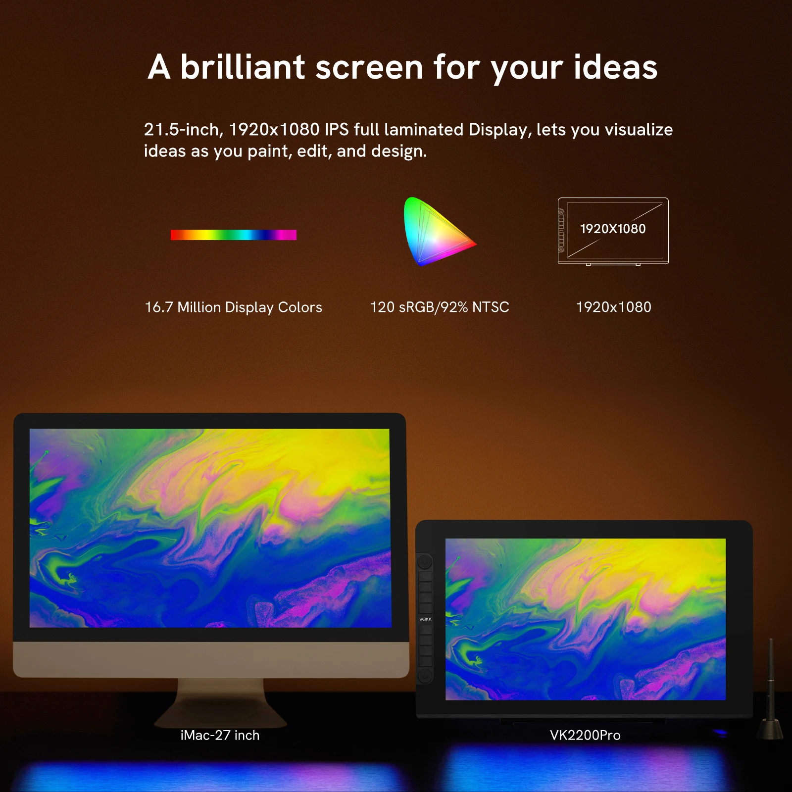 Портативный планшет VEIKK VK2200PRO