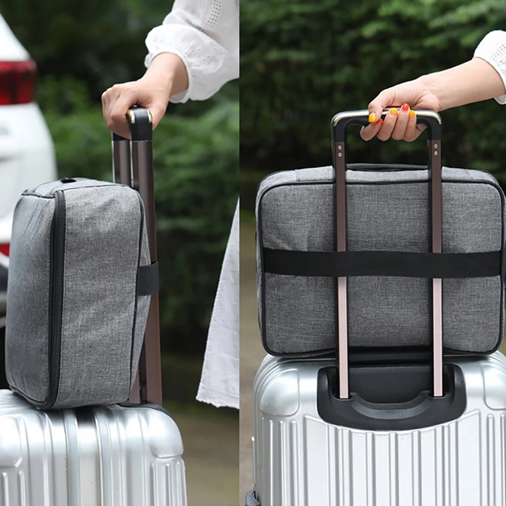 Document Storage Bag Files Organizer Folder Ticket Credit Card Certificates Handbag Travel Home Office Organizer Hand Pattern