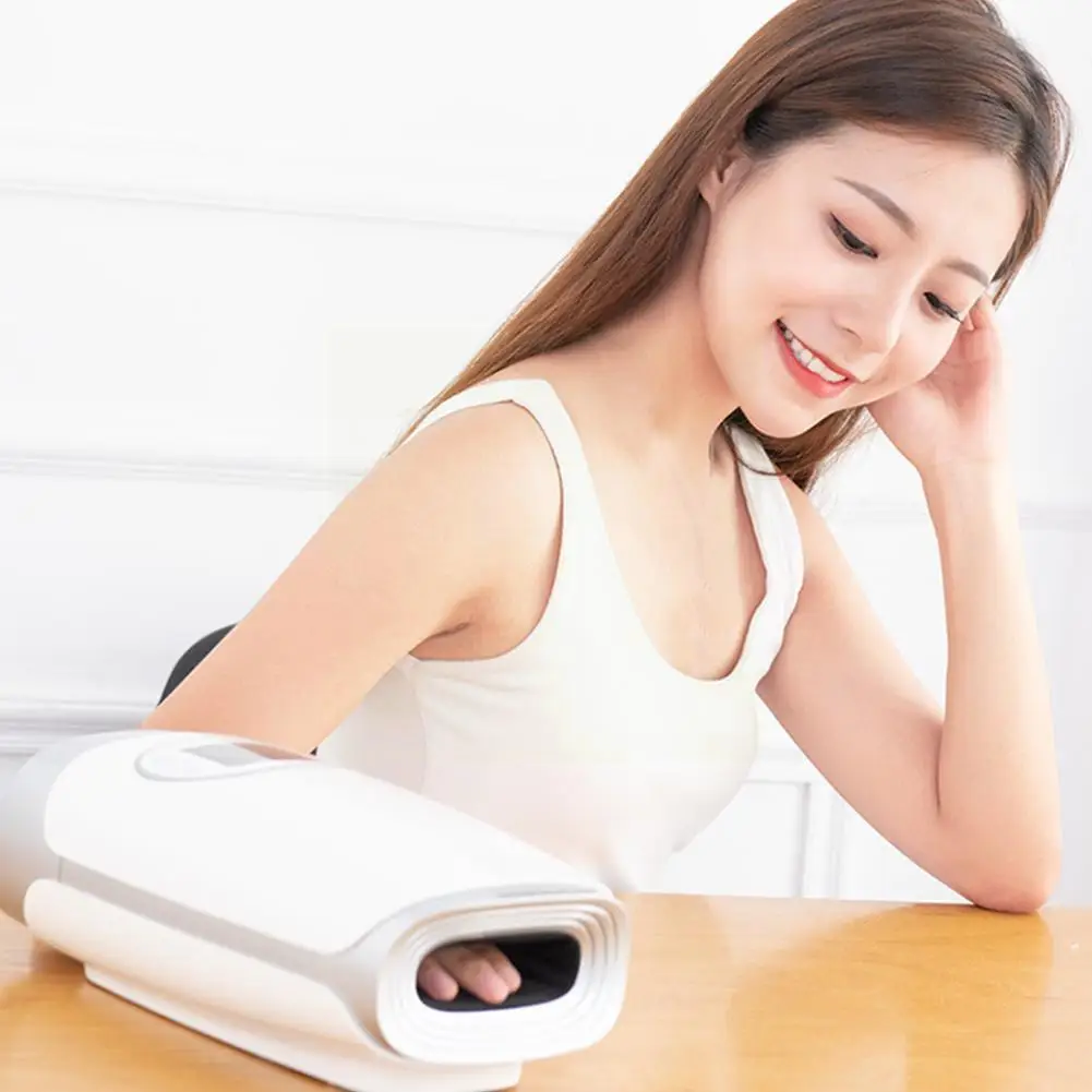 

Electric Hand Massager Hand Heated Physiotherapy Devices Device Fingers Air Compression Stimulator Equipment Mas U4x9