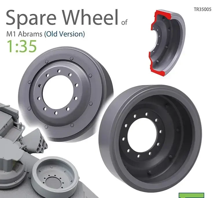 Запасное колесо T-REX 35005 1/35 Abrams M1 (старая версия)