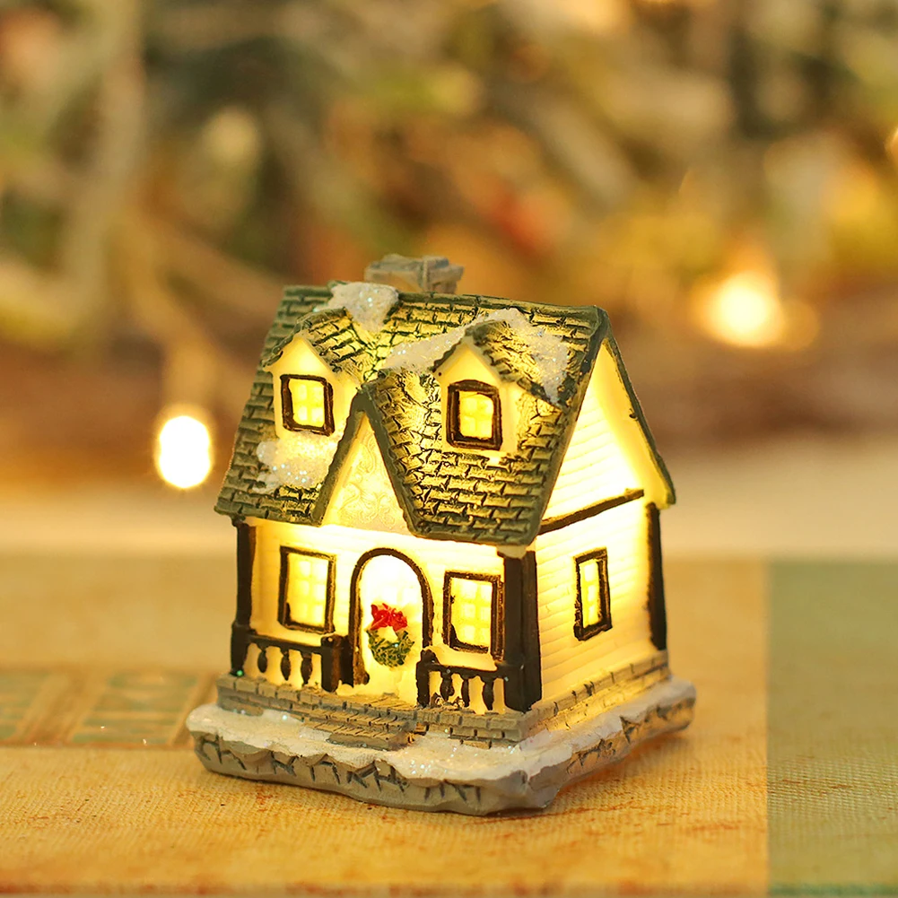 

Home Decor Light Christmas Castle Lights Decor Christmas Decorations House LED Light-emitting Micro Christmas Light
