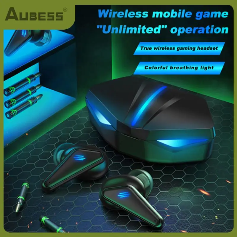 

Wireless Headphones Led Light Tws Earphone Noise Cancelling 9d Hifi Stereo Headset Gaming Headset For Xiaomi