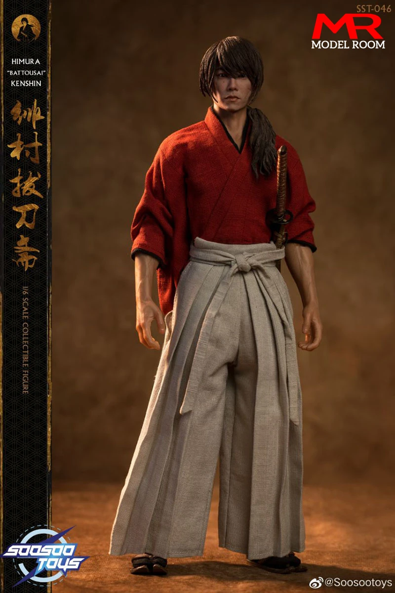 В наличии sootoys SST-046 1/6 Himura Kenshin фигурка модель SST046 12 дюймов мужской солдат тела