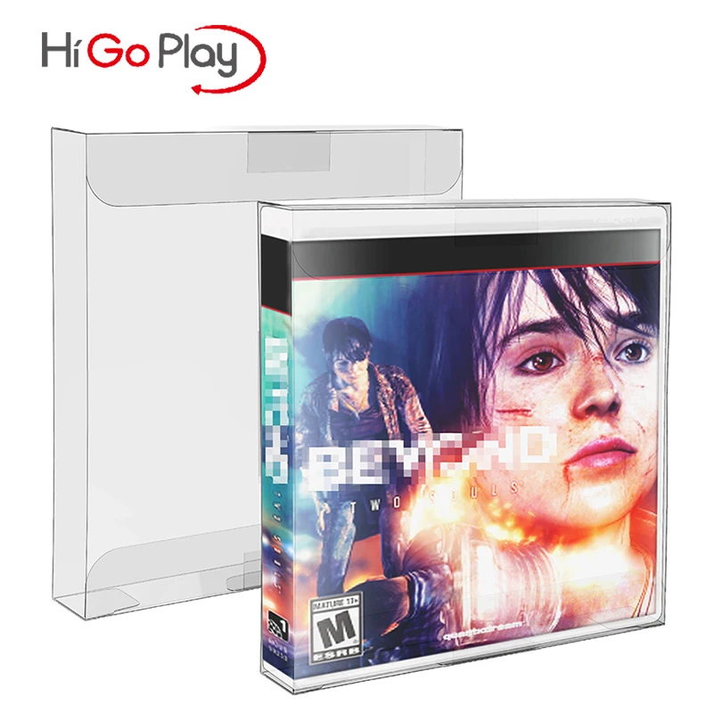 10pcs Box Protector Sleeve PS4 PS5 Blu-ray XBONE PS3 Game Clear Plastic Protection