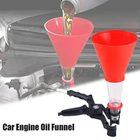 universal car engine oil filling funnel set motorcycle gasoline oil filling tools refueling funnel auto oil filling accessories