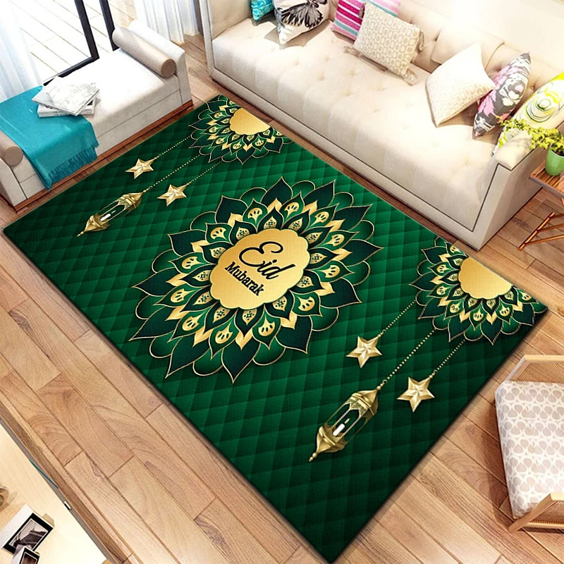 

Muslim Islamic holiday prayer carpet, Living room sofa carpet， Washroom floor mat，Bedroom decor carpet，Customized area rug