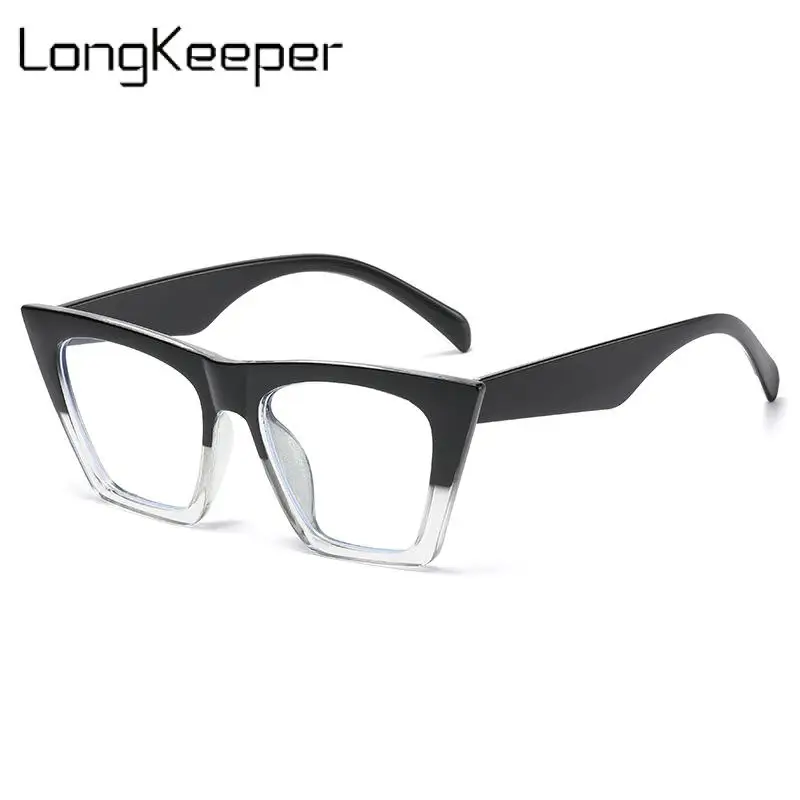 

Очки «кошачий глаз» для мужчин и женщин, оптические аксессуары для компьютерных игр, с защитой от синего света, в простой оправе, прозрачные ...