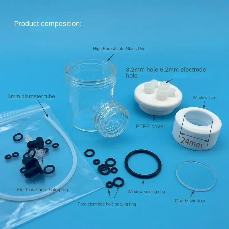 K040-S однослойная герметичная фотоэлектрохимическая ячейка/электролитическая