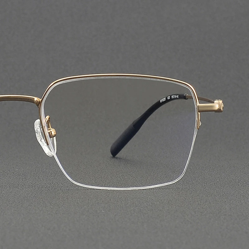 Новинка 2024 титановая многоугольная оправа для очков мужчин и женщин