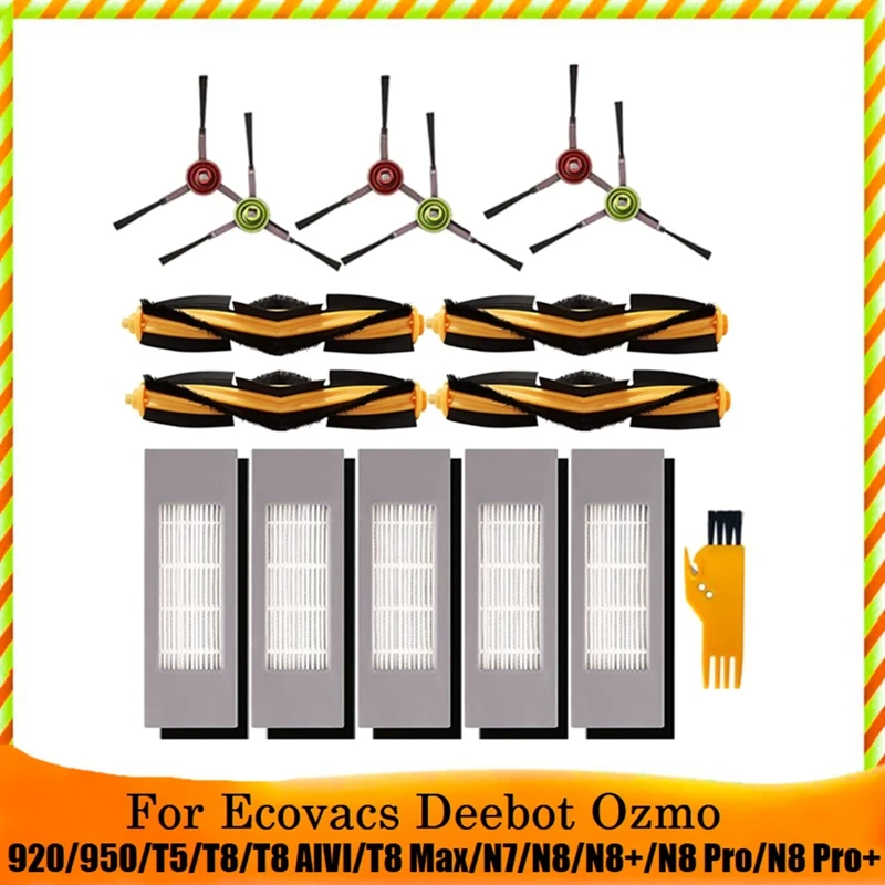 

Vacuum Cleaner Main Brush Main Brush For Ecovacs Deebot OZMO 920 950 T5 T8 T9 Series Robot
