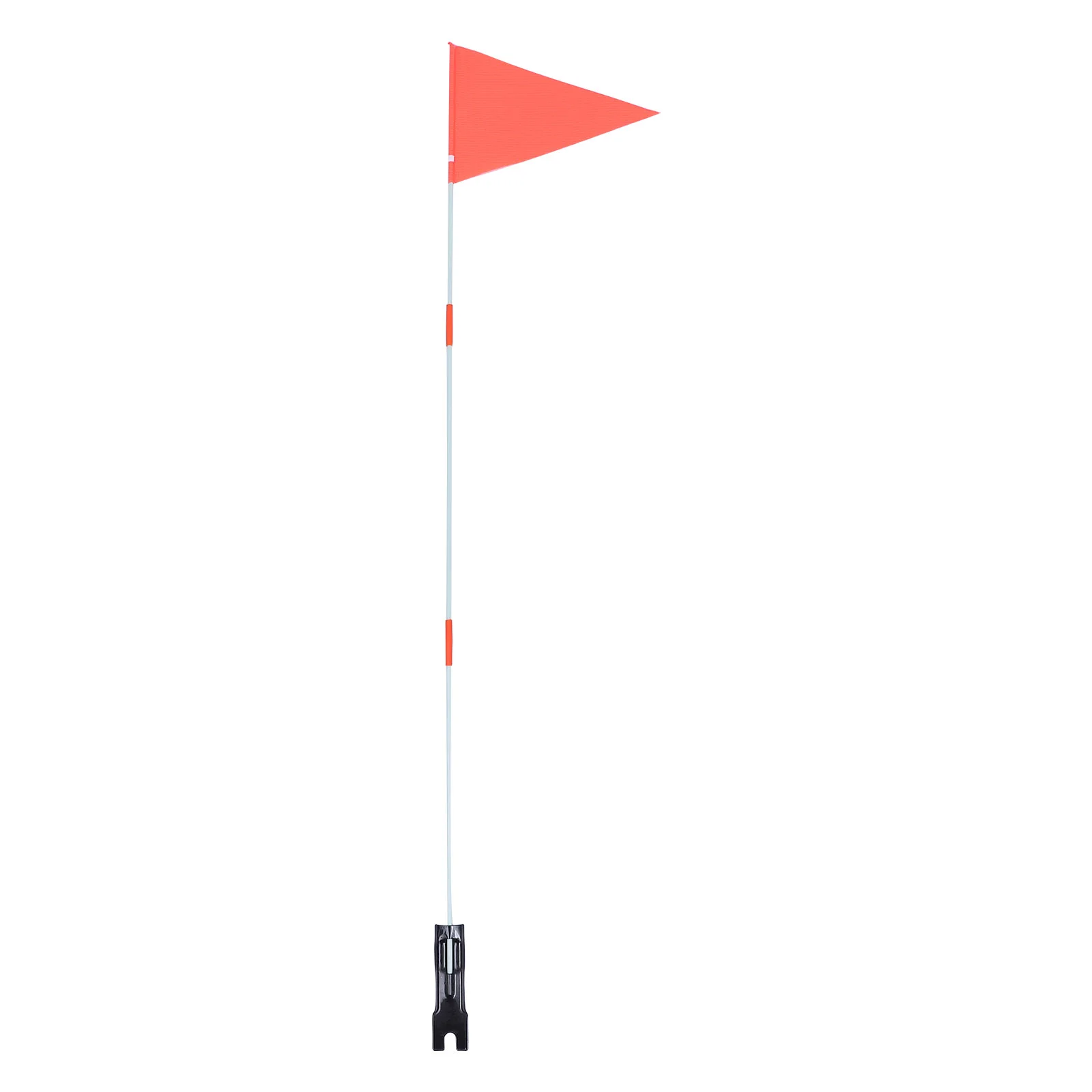 

Flag Safety Bike Pole Double Sidedkids Waterproof Cycling Handlebartrailer Visibility Flags Piratered Hightriangular Cycle