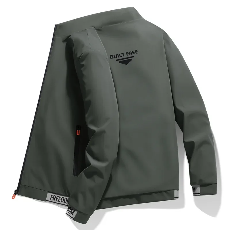 Весенне-осенняя мужская рабочая одежда куртка с воротником-стойкой бейсбольная