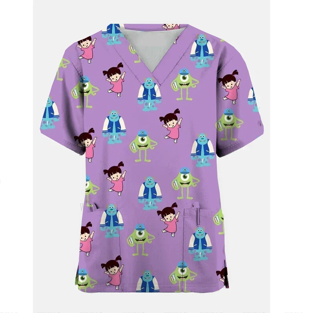 Медицинский Скраб-топ Disney Monster Power Company - Унисекс