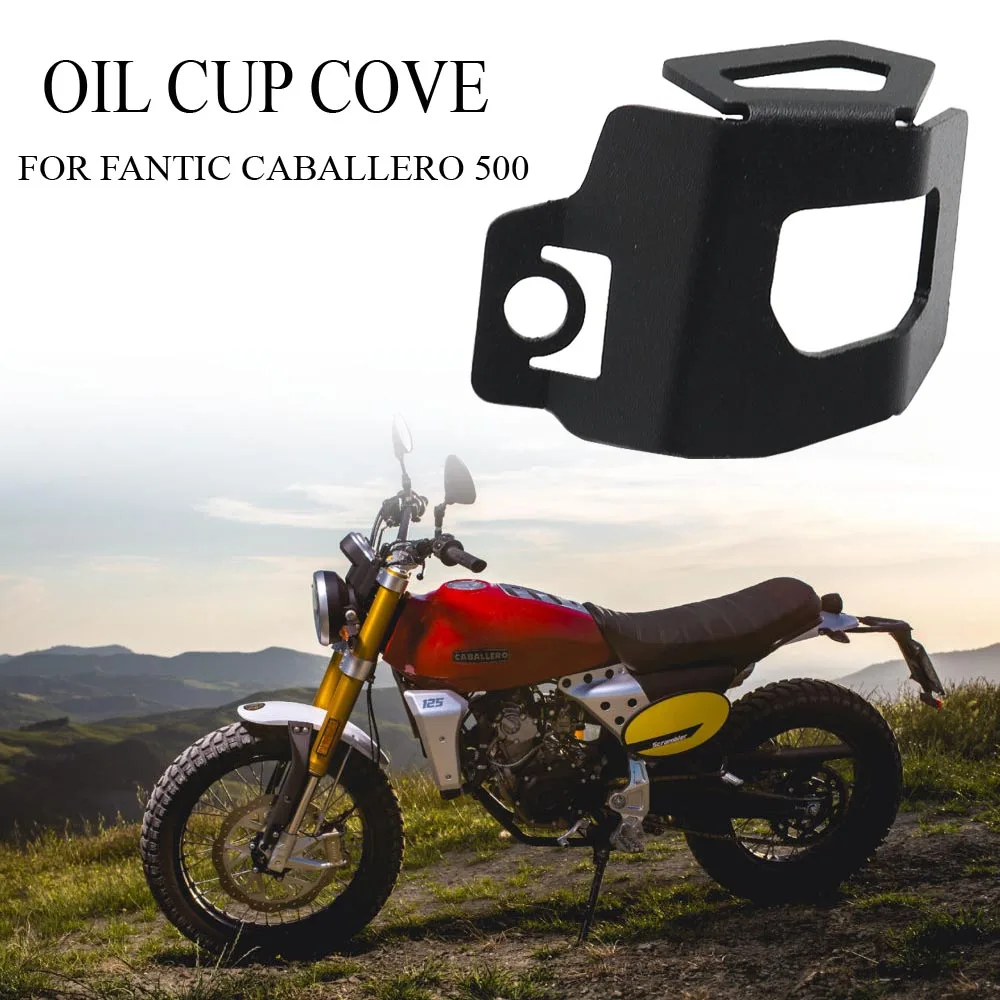 Для FANTIC CABALLERO FLAT TRACK 125 250 500 RALLY/SCRAMBLER CNC Parts задний резервуар тормозной жидкости Guard
