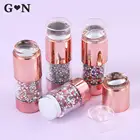 Скребок двусторонний для дизайна ногтей в французском стиле со скошенными кристаллами