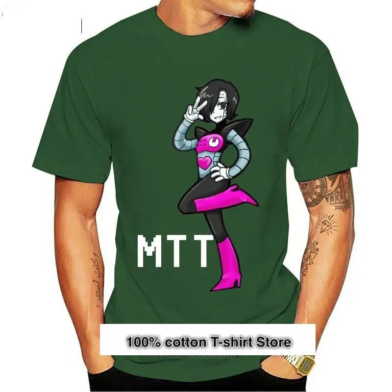 

Camiseta corta Ike3h7 Mettaton Undertale de verano, базовая, неформальная, хлопчатобумажная ткань (обычные, большие и высококачественные)