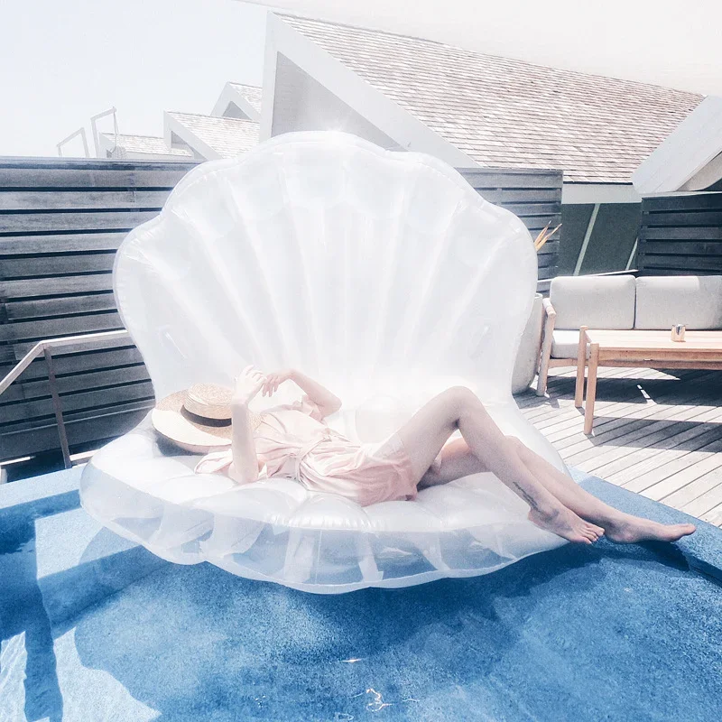 Надувной перламутровый плавающий круг плавательное Кольцо Водная плавающая