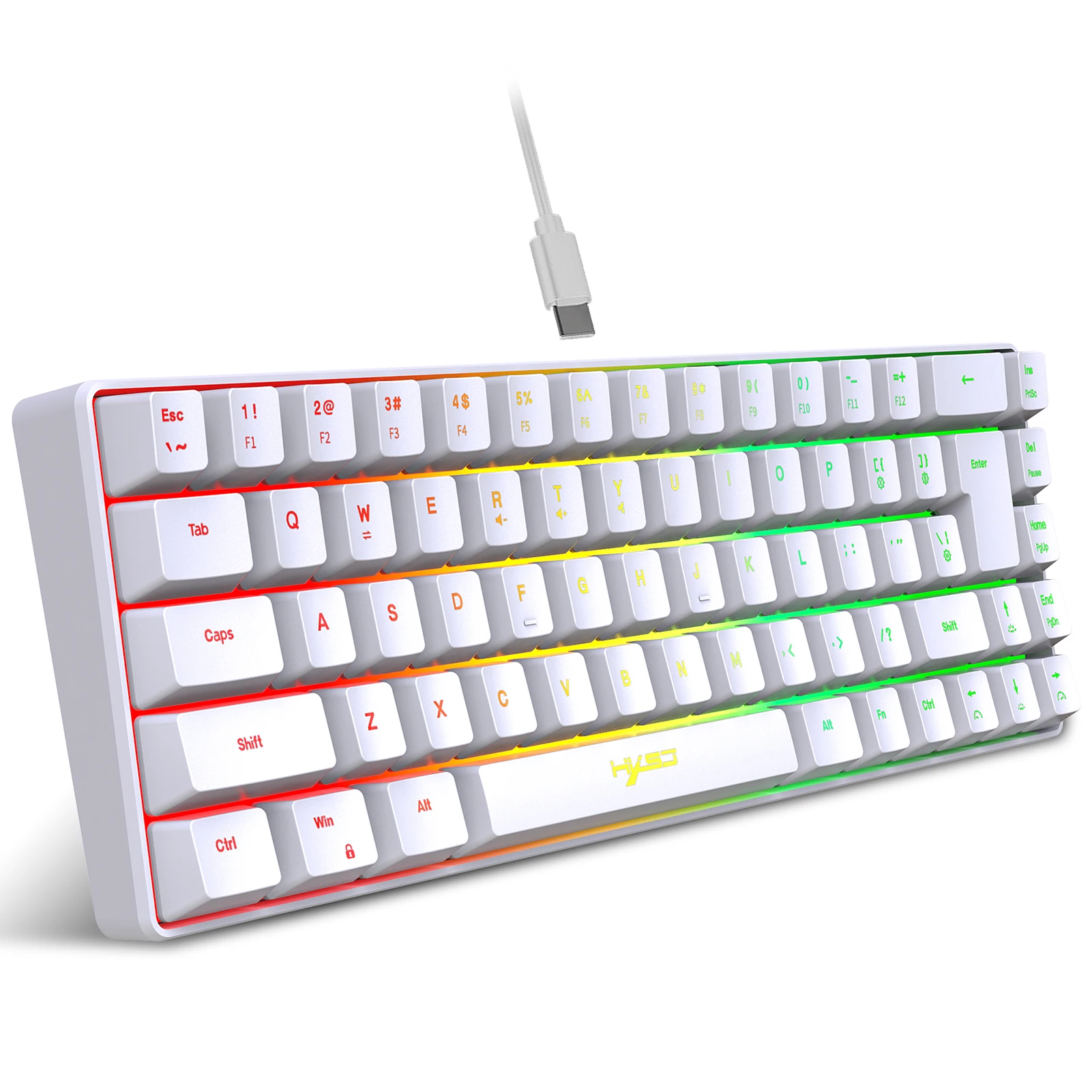 Проводная игровая клавиатура V200 K68 RGB Streamer 19-клавишная механическая с