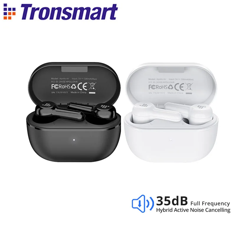 Беспроводные наушники Tronsmart Apollo Air с поддержкой активного шумоподавления Bluetooth 5 2