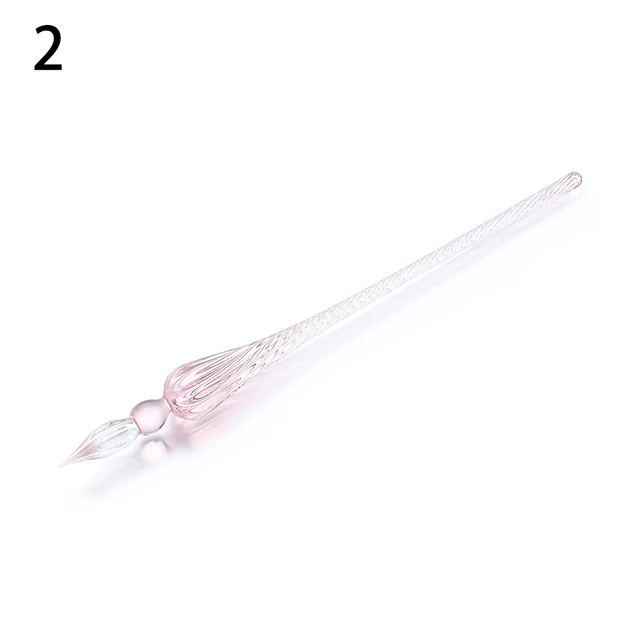 Винтажная стеклянная перьевая ручка | AliExpress