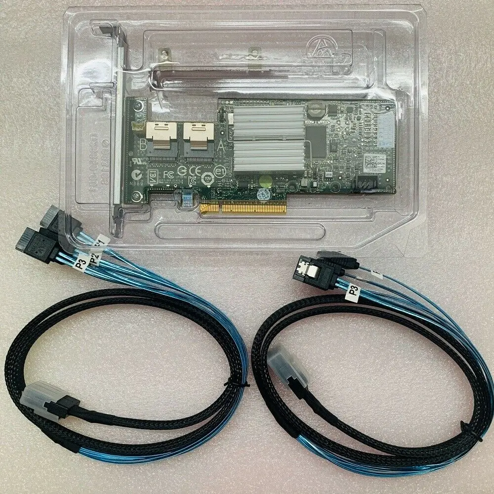 

Dell PERC H200 6Gb PCI-e SAS SATA 8-Port Raid Controller+2PCS SATA 8087 cable