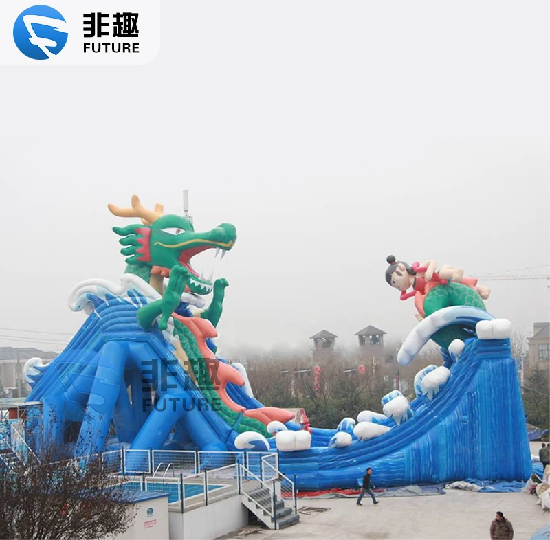 

Inflatable Ground Water Park Commercial Grade Inflatable Water Fun Park With Slide N Swimming Pool For kids N Adults From China