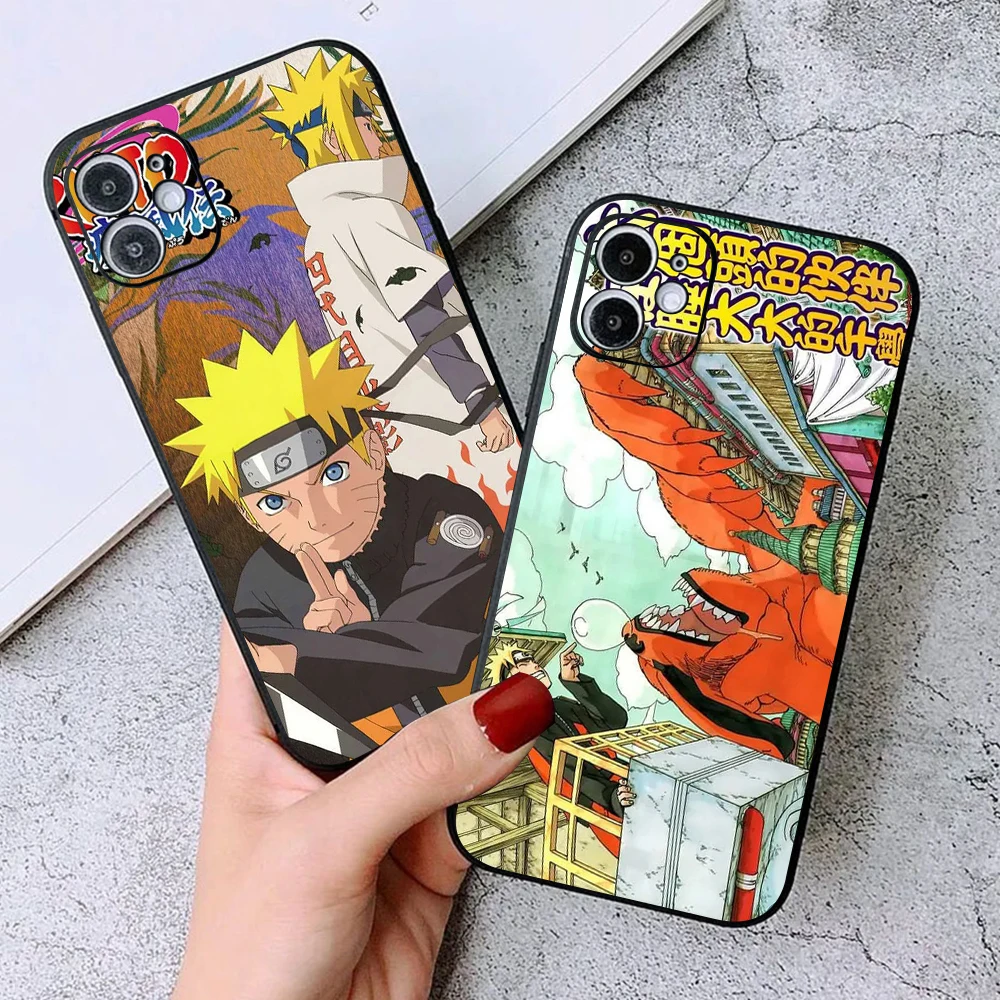 

Japan NARUTO Anime Phone Case For Funda iPhone 11 12 13 Pro Max 12 13 Mini X XR XS Max SE 6 6s 7 8 Plus Funda Coque Carcasa