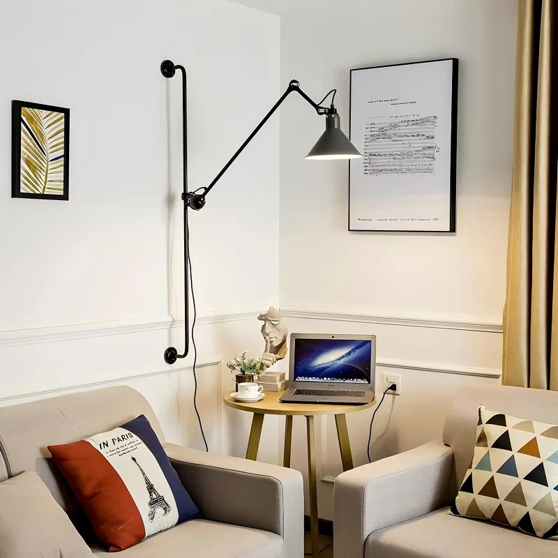 Промышленный ветровой выдвижной мобильный светильник с длинным стержнем