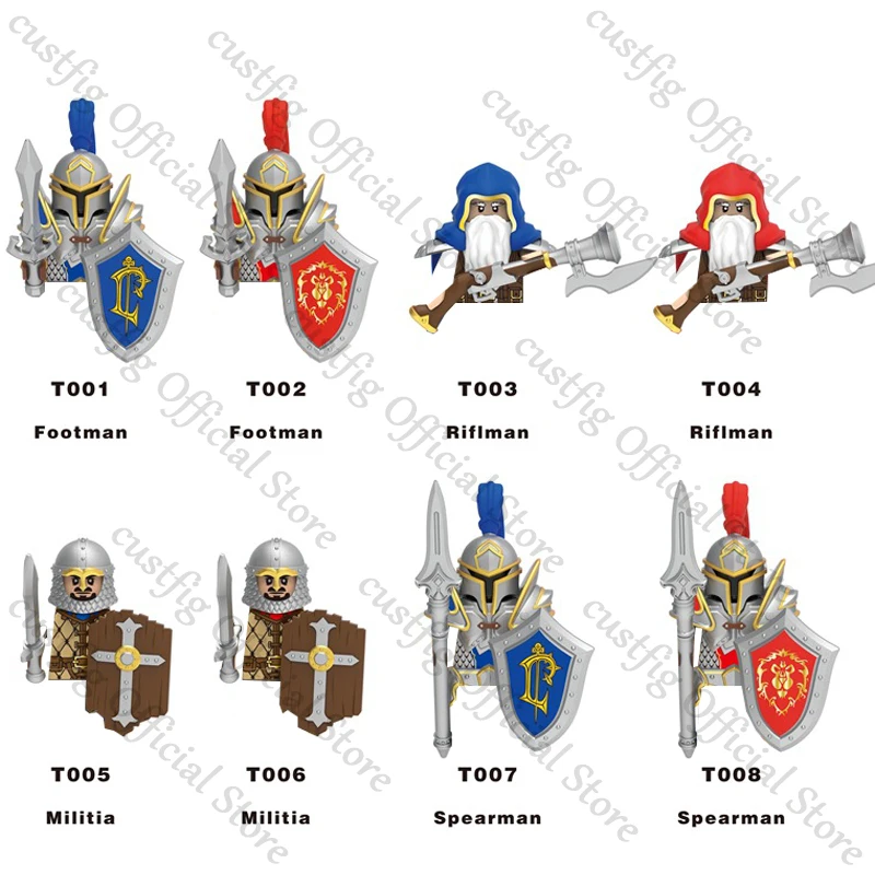 Пластиковые строительные блоки средневековая тематика NoEnName_Null