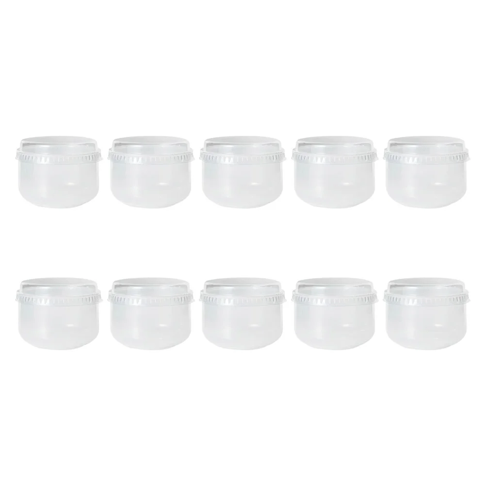 

10Pcs Disposable Dessert Cups Portable Yogurt Cups Portable Dessert Cups with Lids