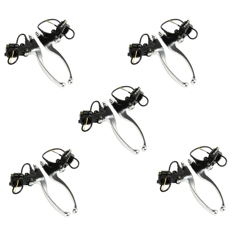 

5 Pair Electric Bike Brake Lever Bicycle Handle Brakes Cut-Off Brake Levers Cycling Parts For Electric Bike Scooter