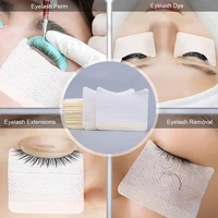 40pcsbag cotton disposable eyelash extension patch sticker for removing eyelashes non woven eye pads patches female makeup tool