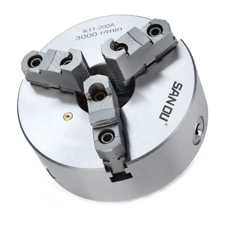 Патрон токарный двусторонний K11200A ручной самоцентрирующийся станок с 3 захватами