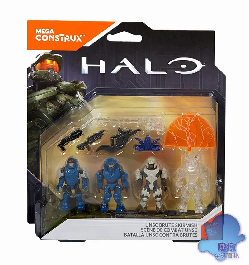 

Mega Bloks Mega Construx Halo Dxf10 Star Alliance Ghost Face Beast Conflict Building Blocks 85Pcs Building Toys for Collectors