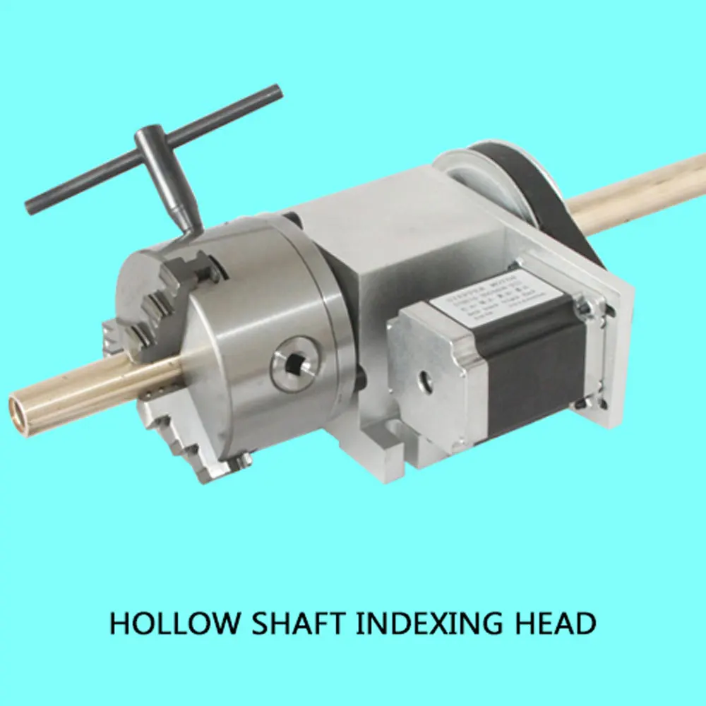 Ось ЧПУ ось А 100 мм 4-кулачковый патрон самоцентрирующийся ручной