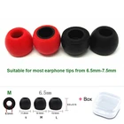 1 пара насадок из пены с эффектом памяти, амбушюрыколпачки с калибром 6,5 мм (L M S) подходят для вставных наушников с выходом 6,5-7,5 мм