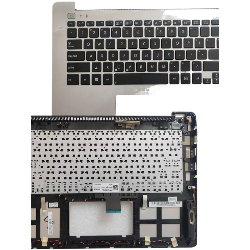 Фото Комплект: подставка для рук (пальмрест) с клавиатурой Ar+ для Asus S301 S301LA Q301 V301 Q301A Q301LP №1