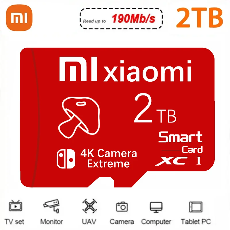 Высокоскоростная карта памяти Xiaomi 1 ТБ 512 ГБ 256 класс 10 Micro TF SD для Nintendo Switch Phone/Ps4