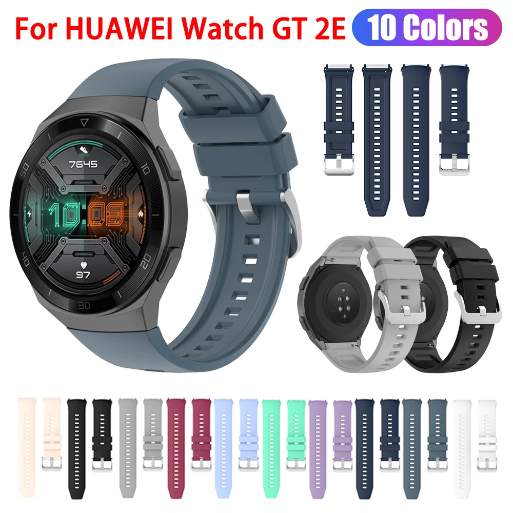 

Official Design Silicone Strap For Huawei Watch GT 2E Smart Watch Belts Replace Wrist Bracelet For Huawei GT2e gt2 e Correa Band