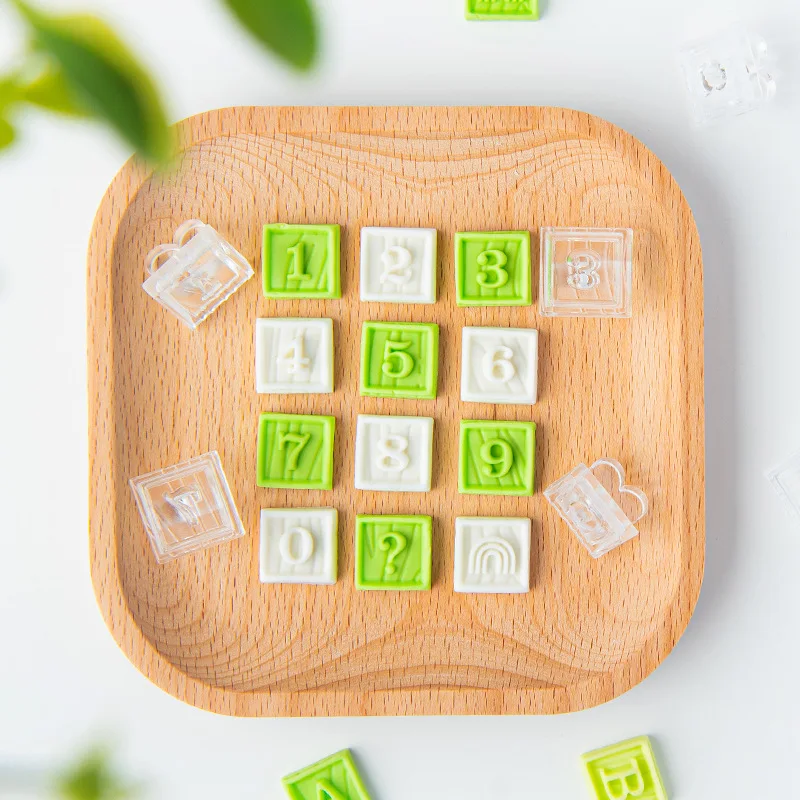 

13Pcs 0-9 Number Cookie Embosser Stamp Mold Number Symbol Birthday Cookie Press Cutter Mold Wedding Party Cake Decoration Tools