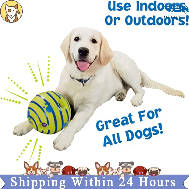 

Interactive Dog Toy Wobble Wag Giggle Ball Fun Giggle Sounds When Rolled Or Shaken Pets Know Best Wholesale Interactive Dog Toy