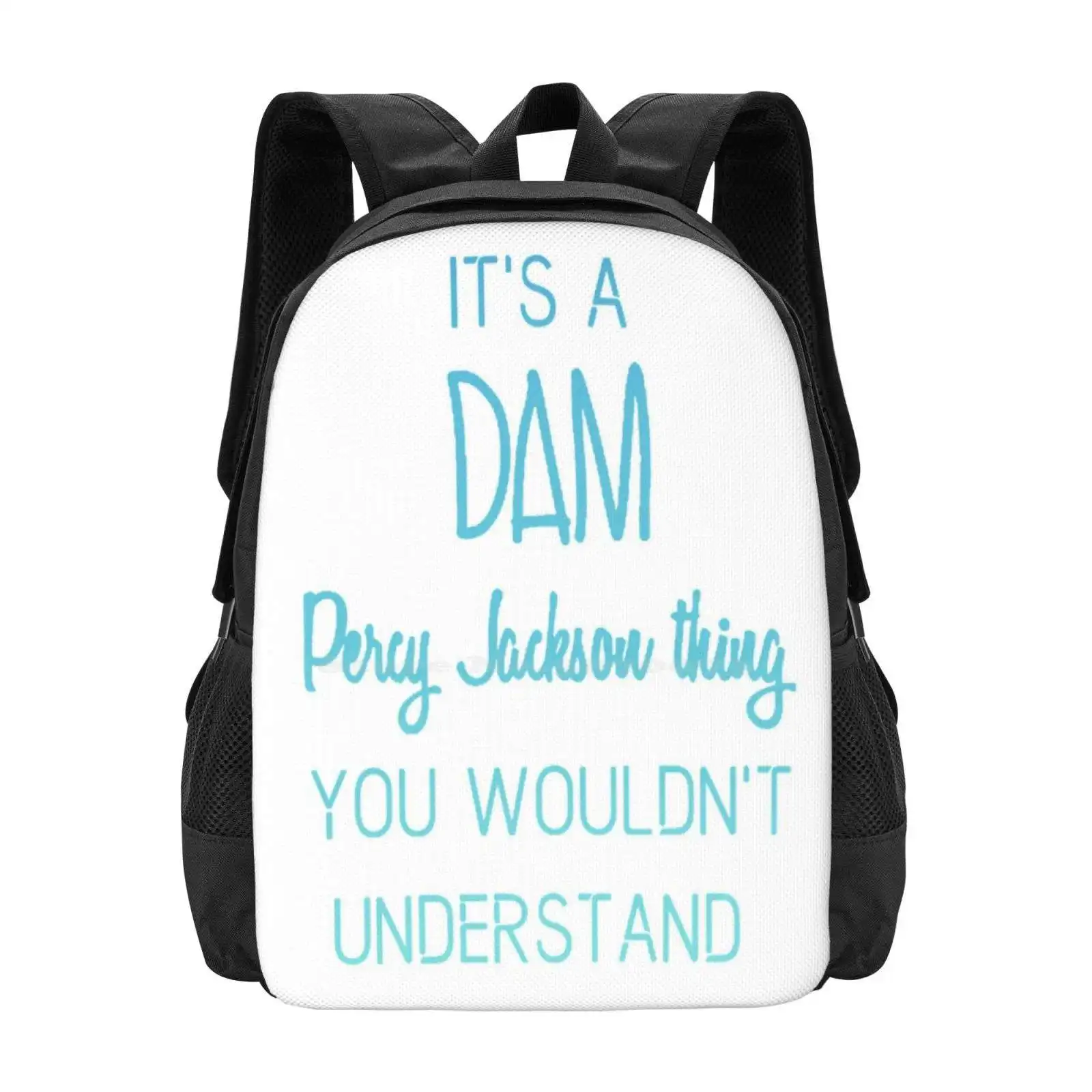 

Dam Percy Jackson Thing Bag Backpack For Men Women Girls Teenage Percy Jackson Dam Thing You Wouldnt Understand Fandom A