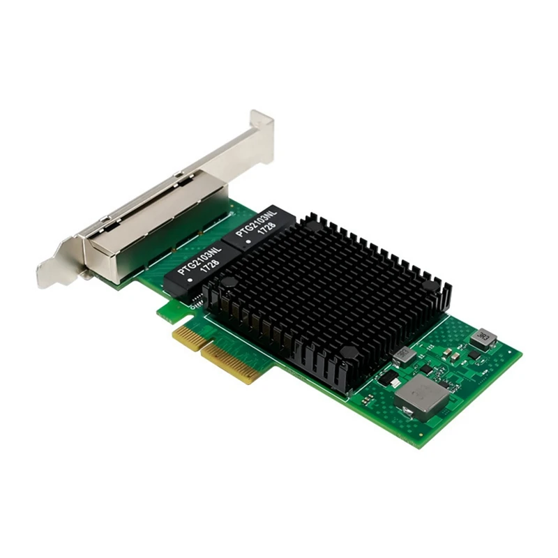 Серверная сетевая карта I340-T4 PCI-E X4 Gigabit 4 порта RJ45 PCI Express X Gen 2 1 5GT/S 82580EB сервер NIC