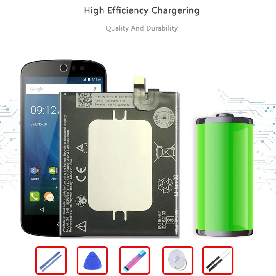 

3830mAh G011B-B Battery for HTC Google Nexus Pixel 2 XL (G011B-B) Batteries Bateria