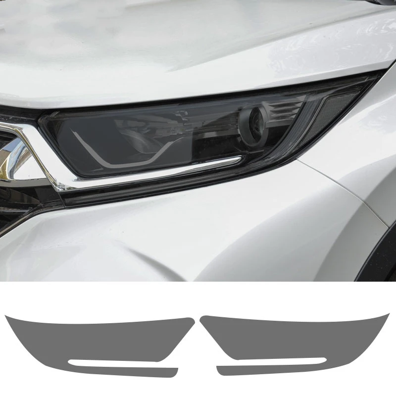 

2 шт., прозрачные ТПУ наклейки для передних фасветильник автомобиля Honda CRV 2017-ON 2021 2022