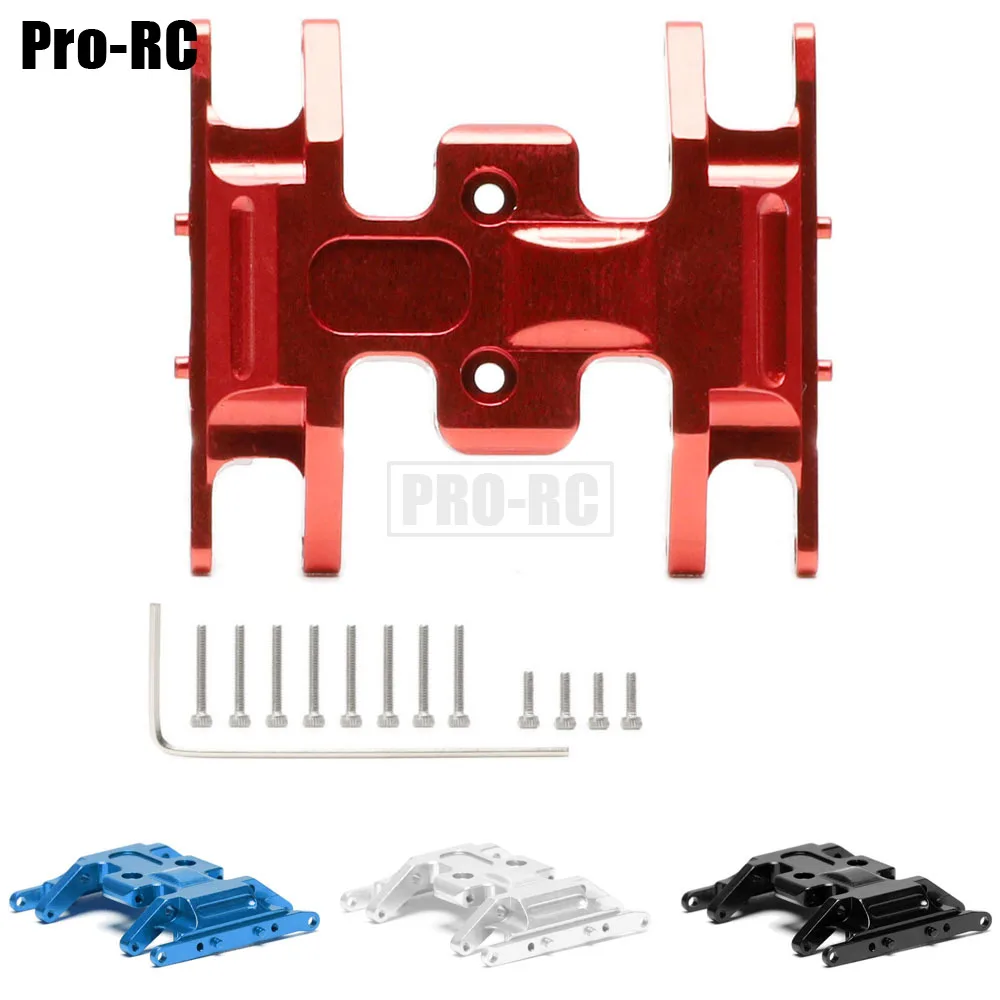 

1Pcs Aluminum Alloy Center GearBox Mount Holder Skid Plate for 1/24 RC Crawler Car Axial SCX24 90081 C10 4WD-RTR