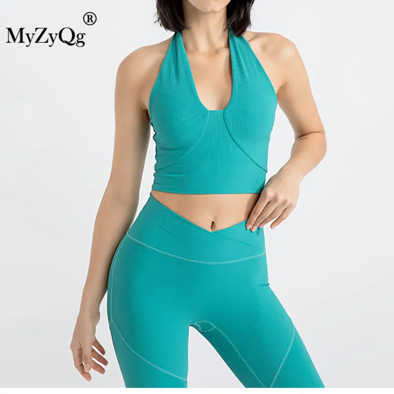 MyZyQg, новое Спортивное нижнее белье, женский жилет для йоги, ударопрочный, для бега, фитнеса, подвесной бюстгальтер с красивой спиной, обтягивающие майки MyZyQg, новое Спортивное нижнее белье, женский жилет для йоги, ударопрочный, для бега, фитнеса, подвесной бюстгальтер с красивой спиной, обтягивающие майки
